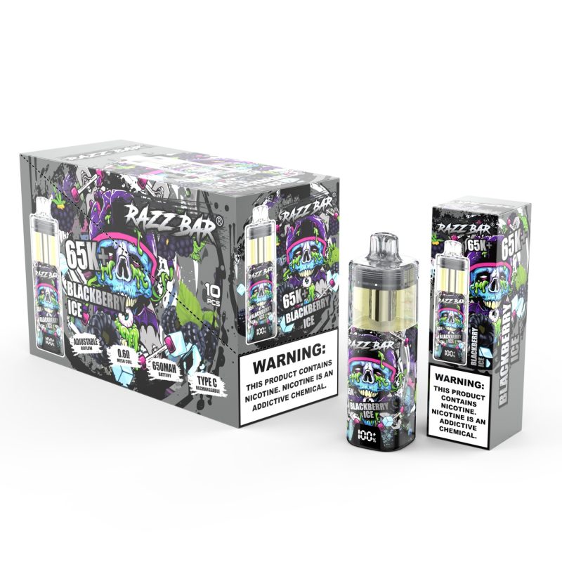 Razz bar 65K+puffs-Blackberry ice