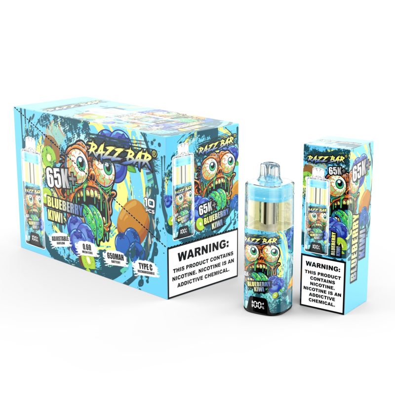 Razz bar 65K+puffs-Blueberry Kiwi