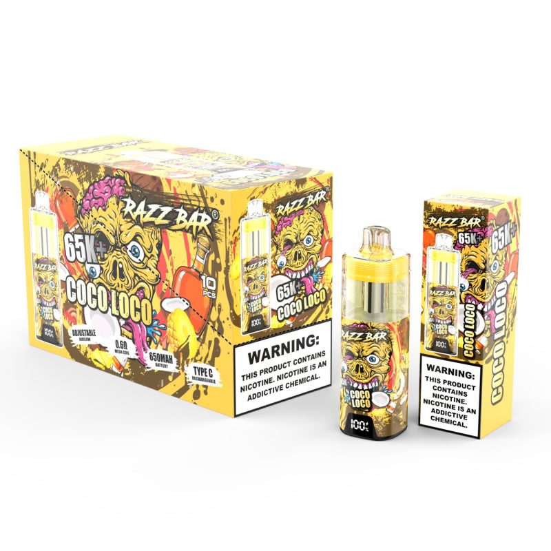 Razz bar 65K+puffs-Coco Loco