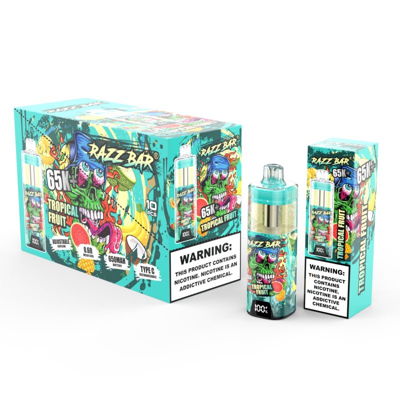 Razz bar 65K+puffs-Tropical Fruit
