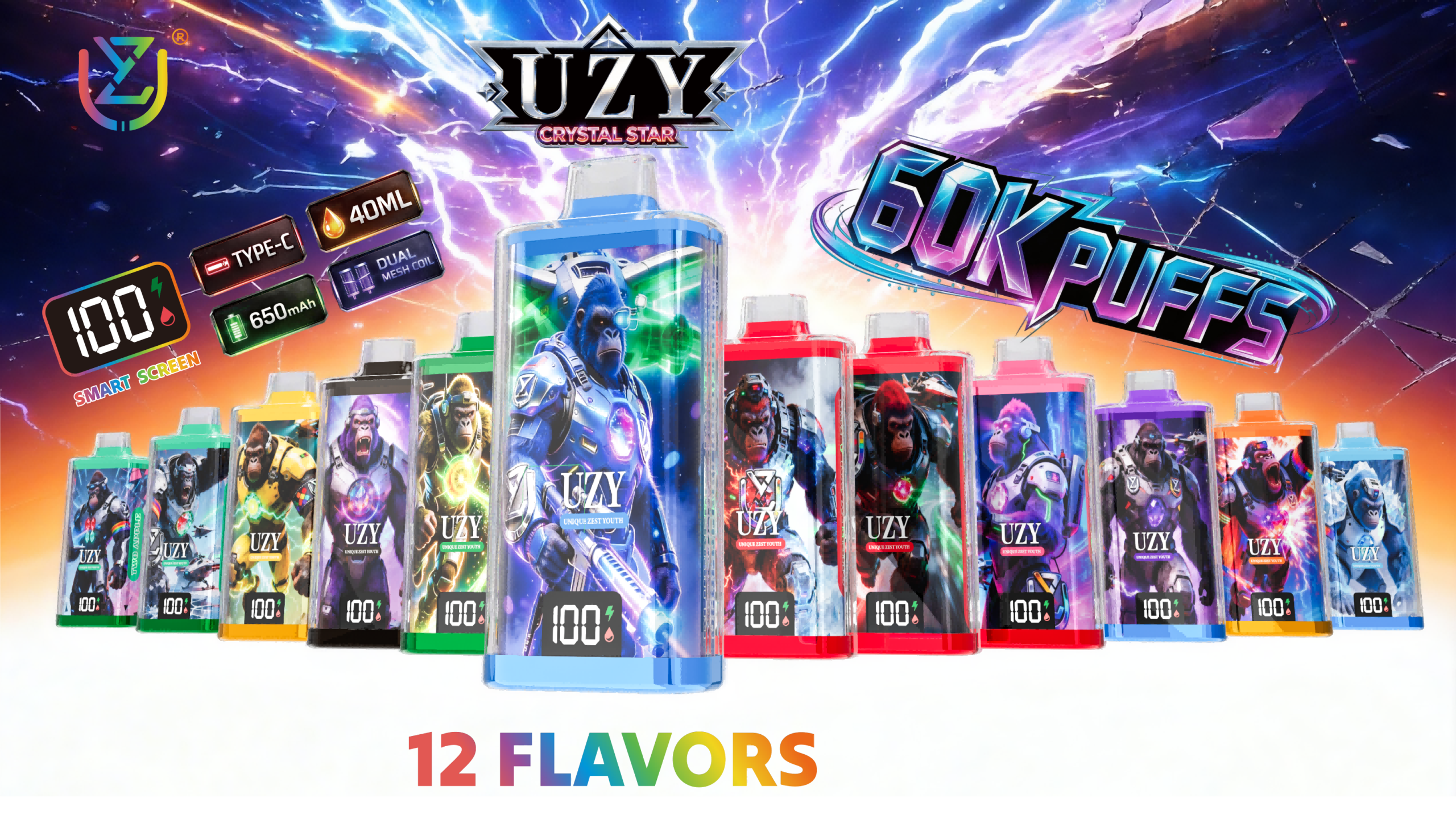 UZY Crystal Star 60000