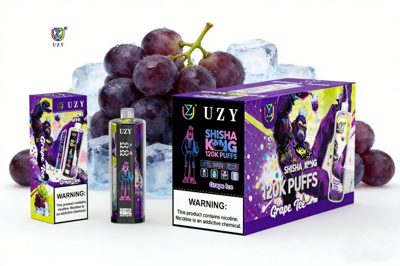 UZY SHISHA HOOKAH KING 120-Grape ice