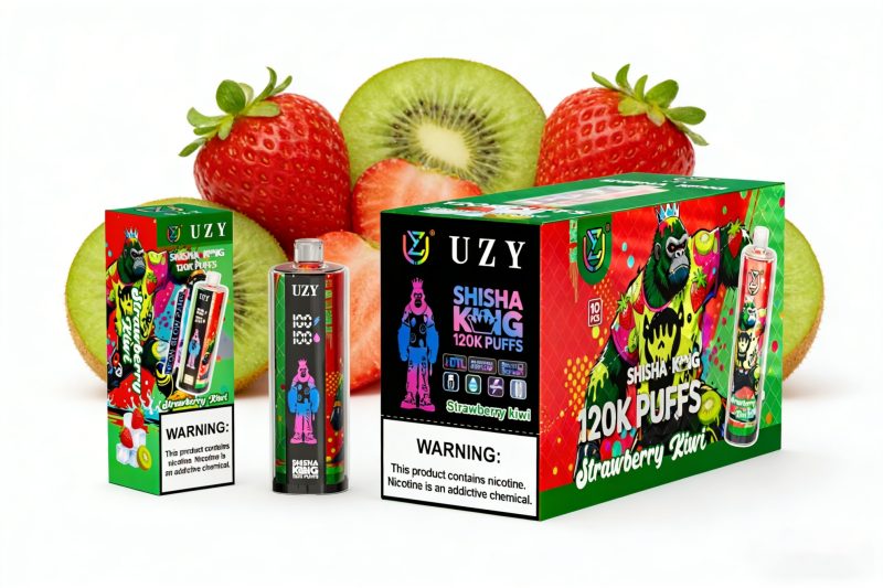 UZY SHISHA HOOKAH KING 120-Strawberry kiwi