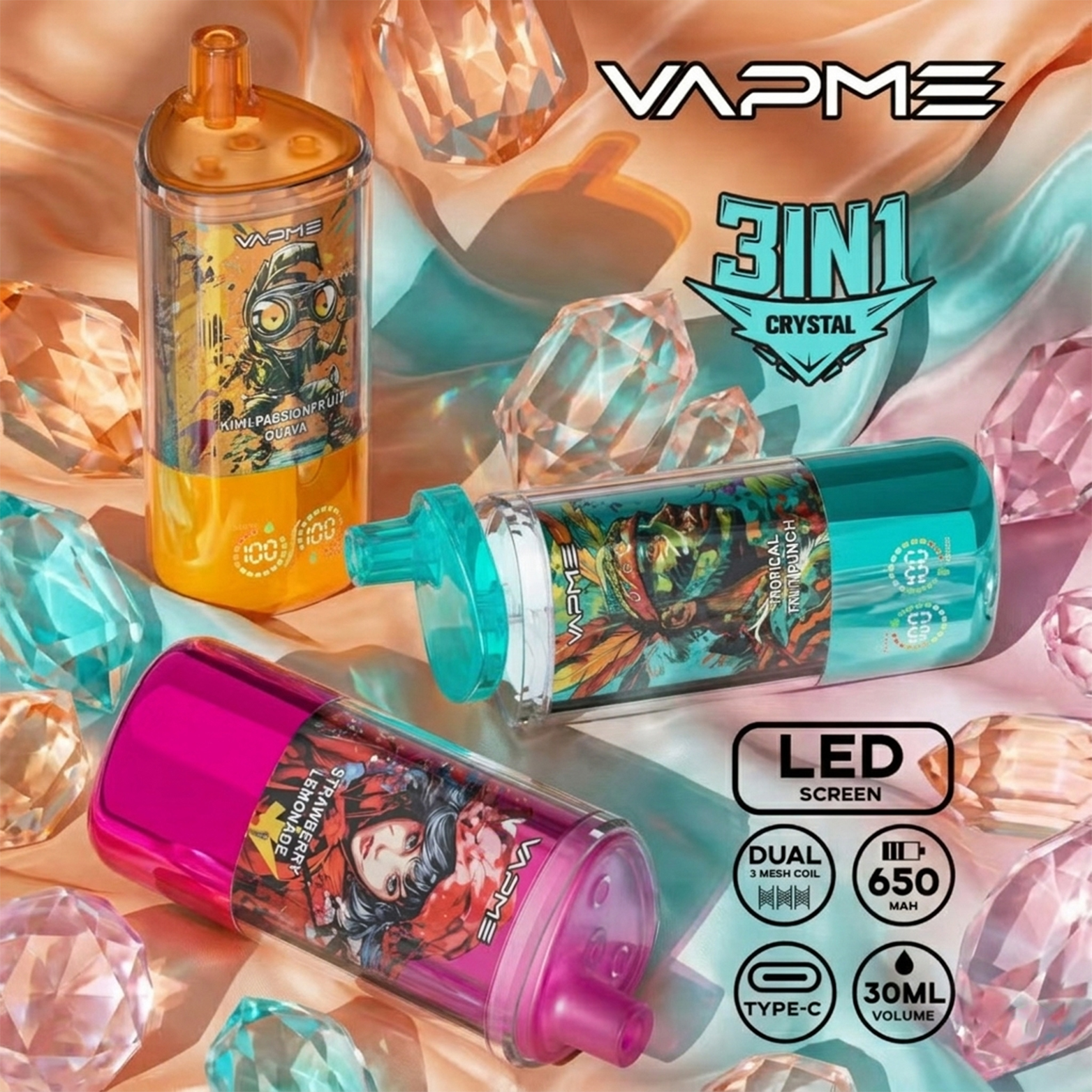 VAPME CRTSRAL 30000 puffs