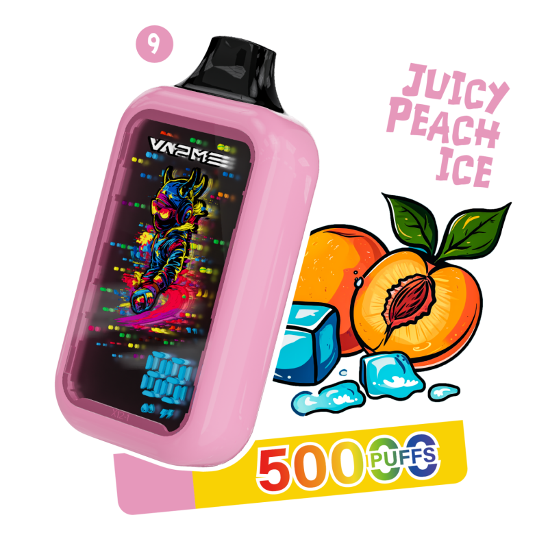VAPME DIGITAL 50K puffs-Juicy peach Ice