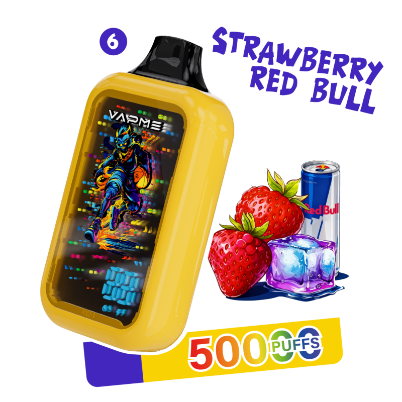 VAPME DIGITAL 50K puffs-Strawberry Red Bull