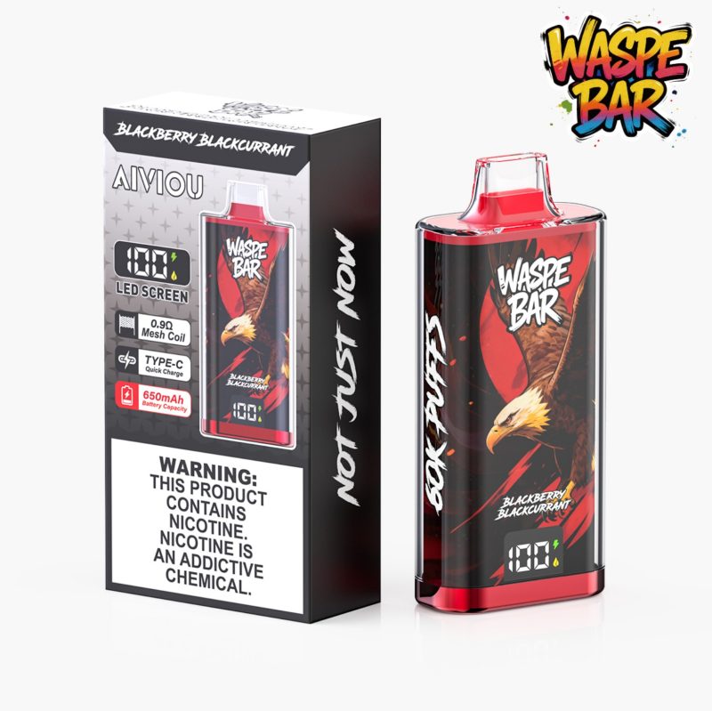 WASPE Bar 60K PUFFS-Blackberry Blackcurrant