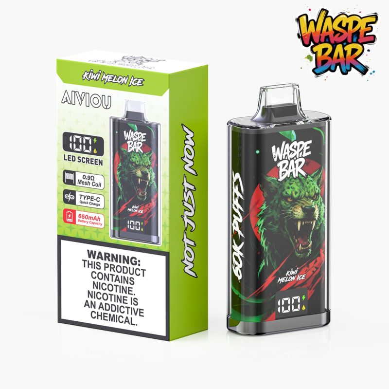 WASPE Bar 60K PUFFS-Kiwi Melon Ice