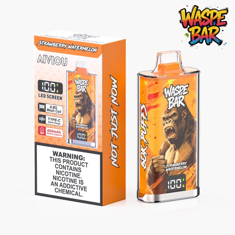 WASPE Bar 60K PUFFS-Strawberry Watermelon