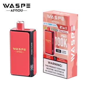 WASPE Double Flavor 100K Pro PUFFS-Monster Cherries & Strawberry Raspberry Cherry