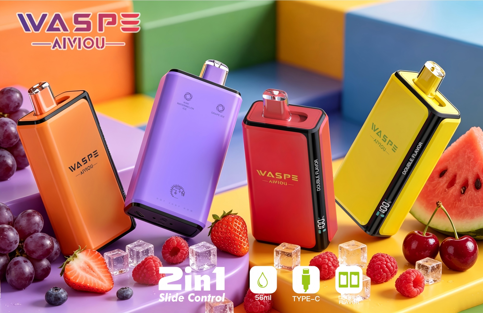 WASPE Double Flavor 100K Pro PUFFS