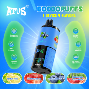 ATVS 60000 puff - LEMON MINT & STRAWBERRY ICE & BLUEBERRY ICE & STRAWBERRY WATERMELON ATVS 60000 puff - LEMON MINT & STRAWBERRY ICE & BLUEBERRY ICE & STRAWBERRY WATERMELON