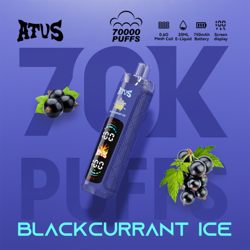 ATVS 70K puff-BLACKCURRANT ICE