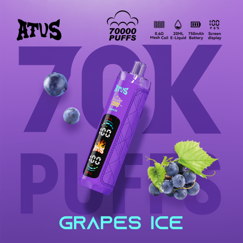 ATVS 70K puff-GRAPES ICE