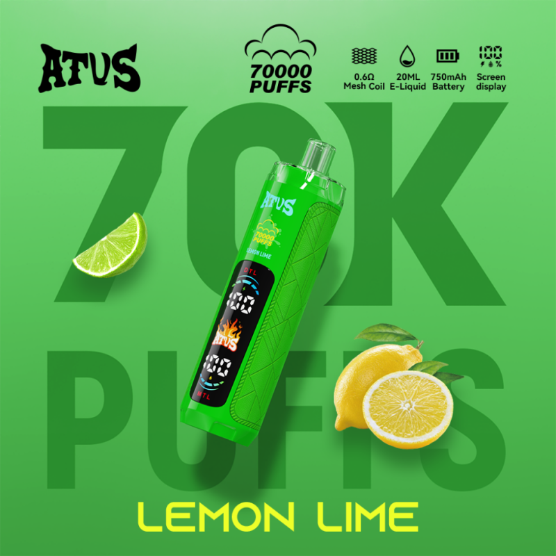 ATVS 70K puff-LEMON LIME