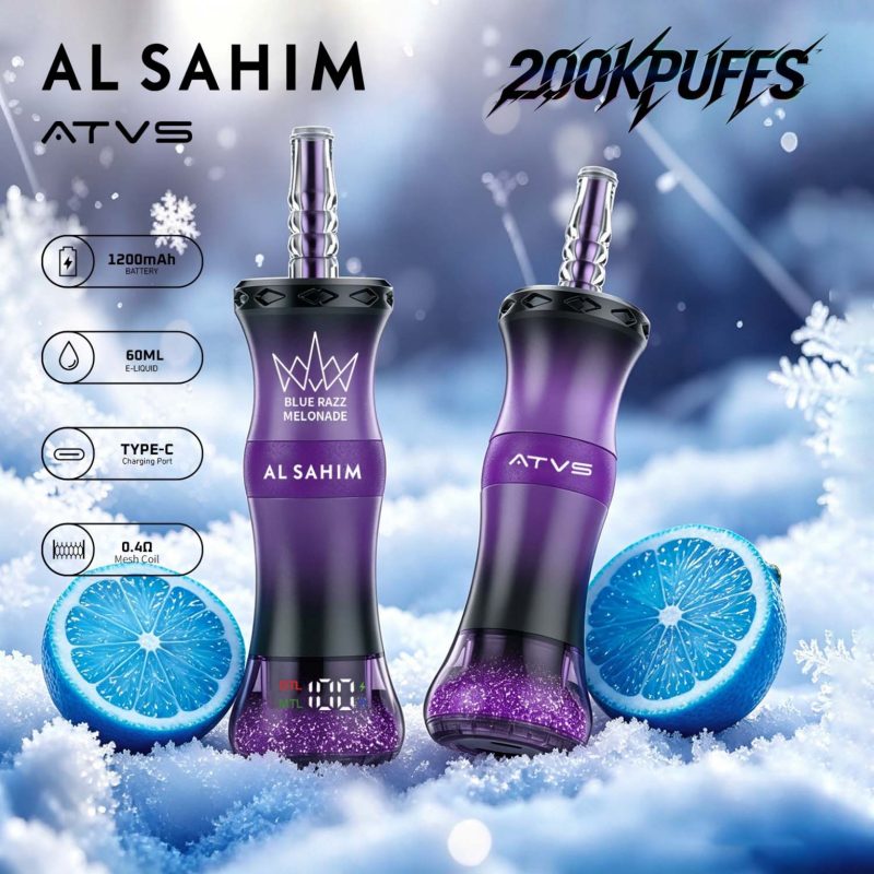 ATVS AL shisha 200K-Blue Razz Melonade