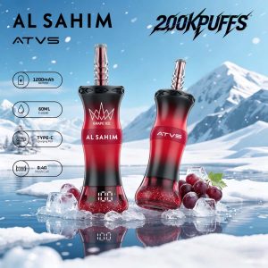 ATVS AL shisha 200K-Grape Ice