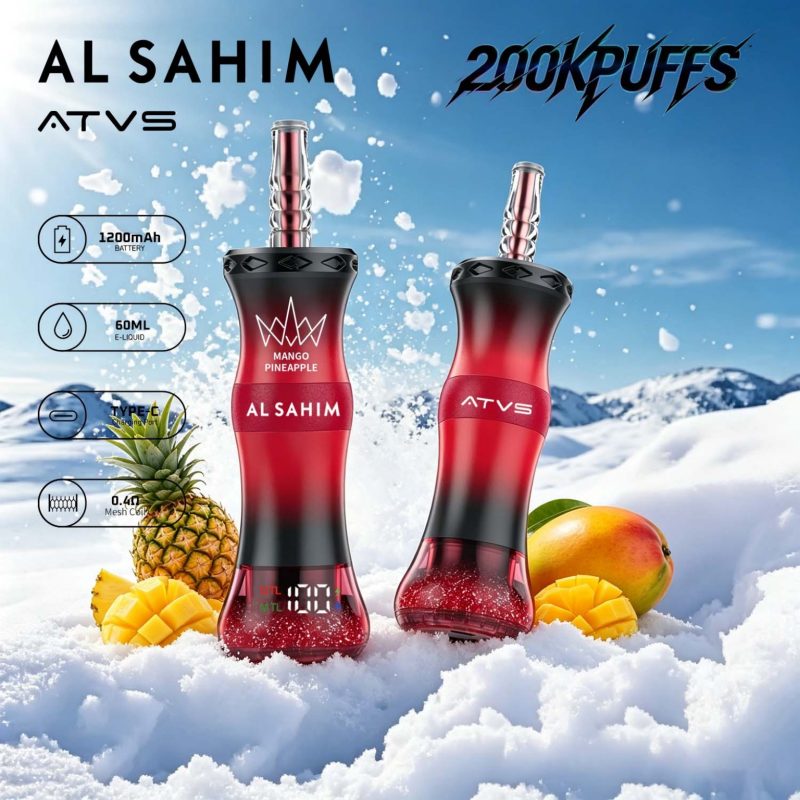 ATVS AL shisha 200K-Mango Pineapple