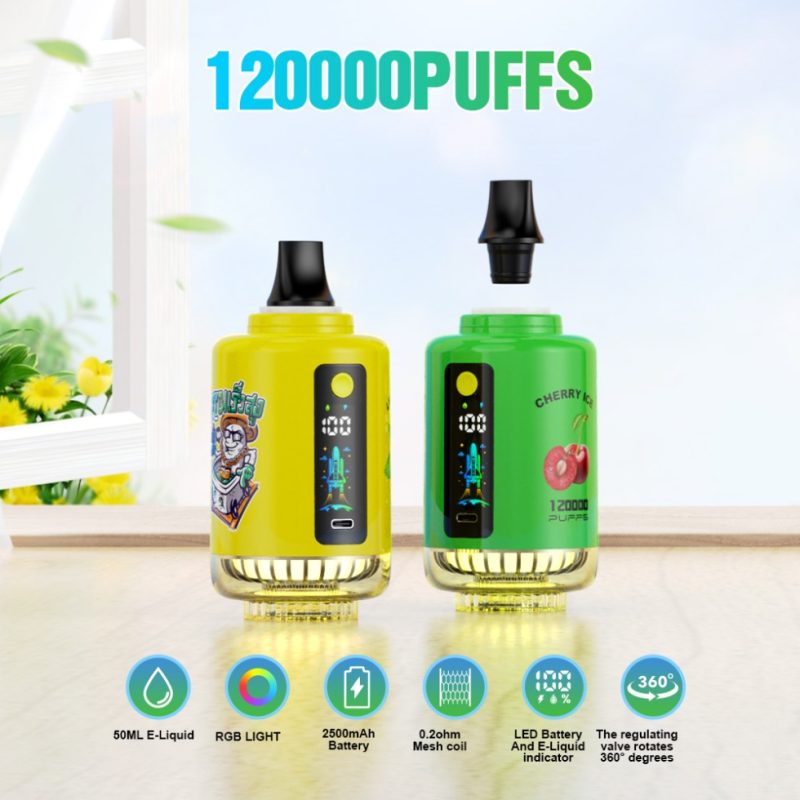 ATVS E-HOOKAH 120K puff-E ATVS E-HOOKAH 120K puff-E