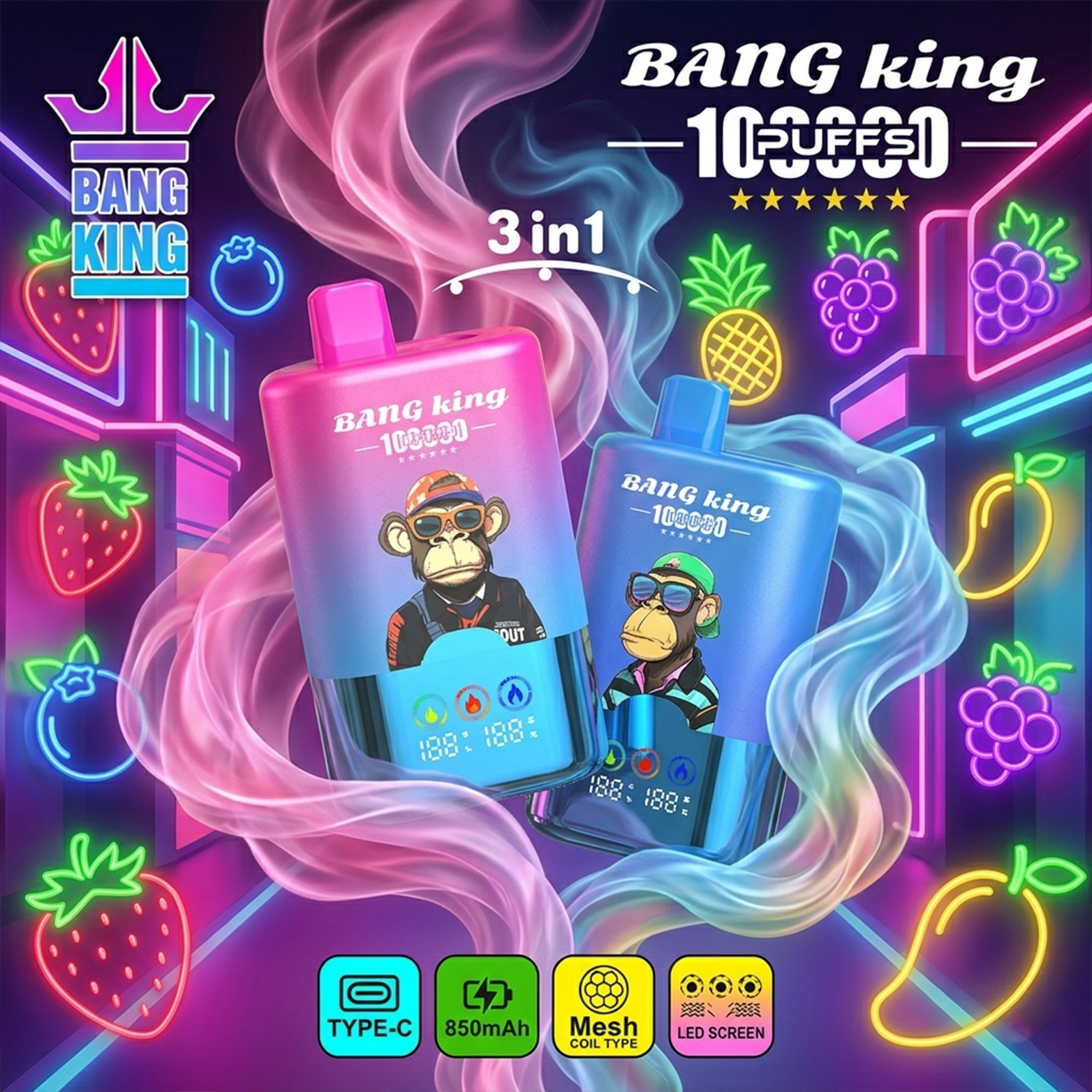 BANG KING 100K PUFF