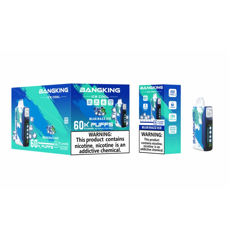 Bang King Ice Cool 60000 Puffs-Blue Razz Ice