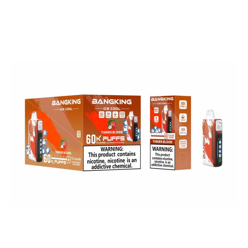 Bang King Ice Cool 60000 Puffs-Tiger Blood