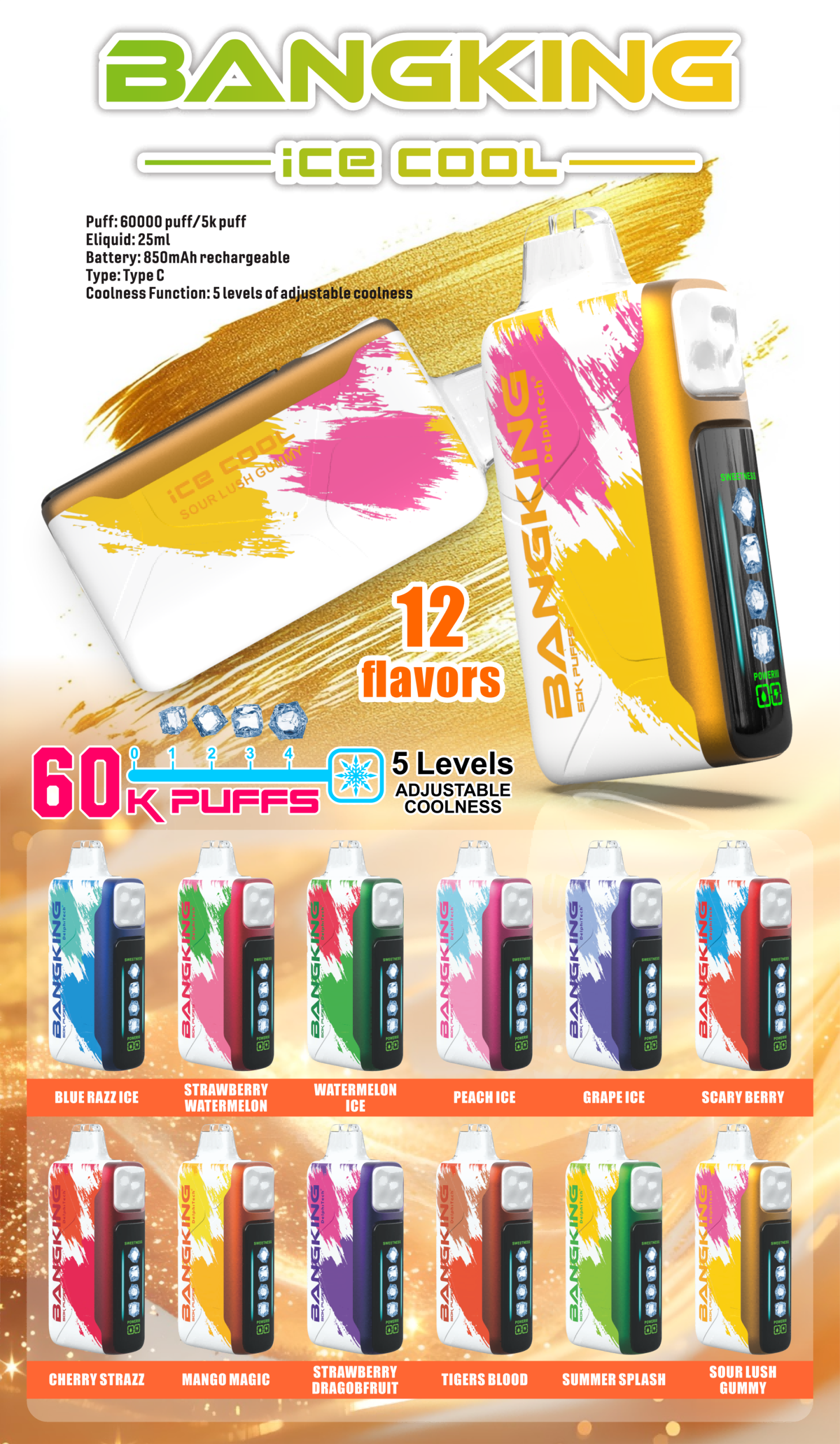 Bang King Ice Cool 60000 Puffs