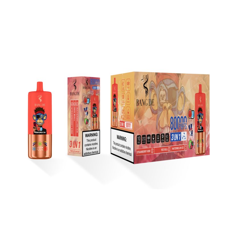 Bang de 80000 puffs-Watermelon ice & Red bull & Strawberry kiwi