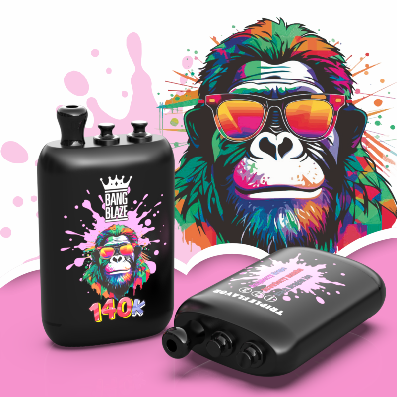 BangBlaze 140K 3in1- Black Dragon IceStrawberry MambaRaspberry Grape
