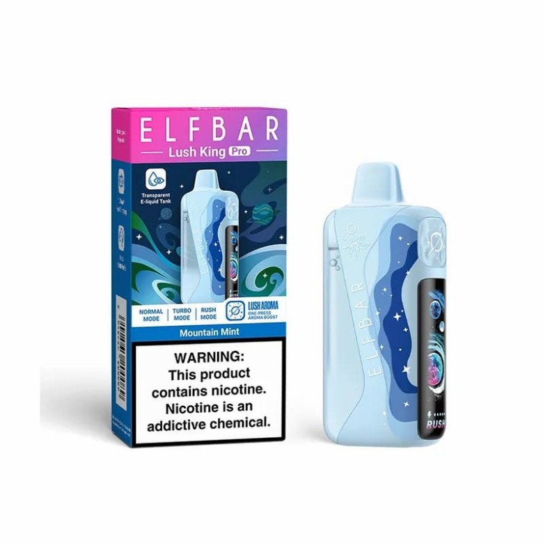 ELF BAR Lush King Pro 40K-Mountain Mint ELF BAR Lush King Pro 40K-Mountain Mint