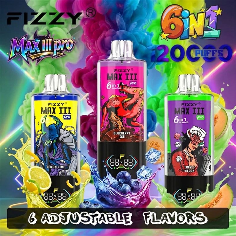 Fizzy MAX III PRO 120K PUFF 6 in 1
