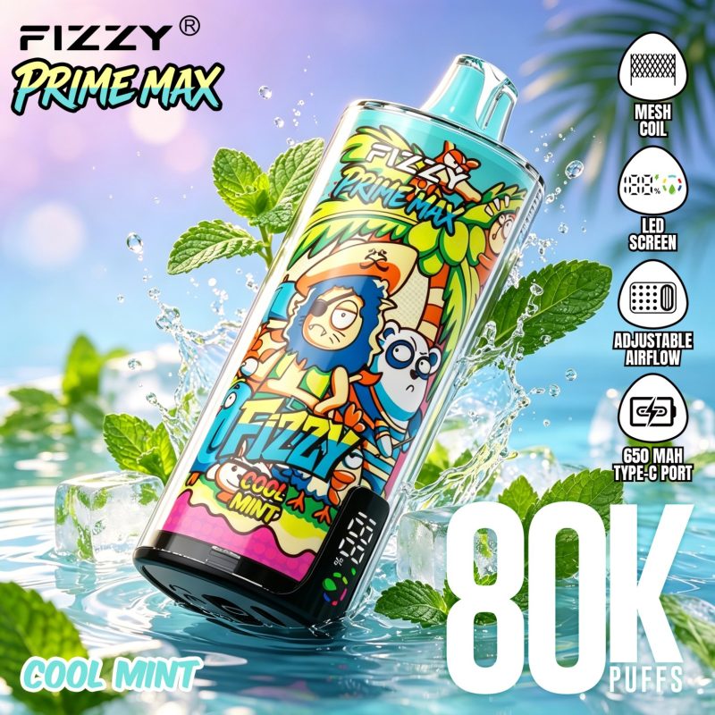 Fizzy PRIME MAX 80K puffs-Cool Mint
