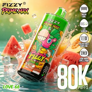 Fizzy PRIME MAX 80K puffs-Love 66