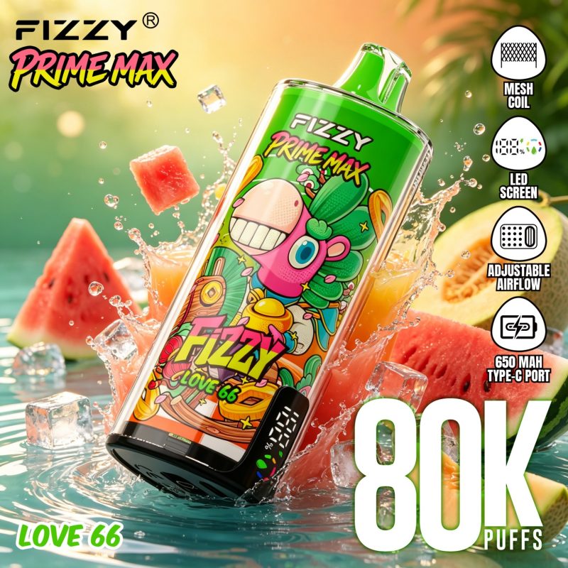 Fizzy PRIME MAX 80K puffs-Love 66
