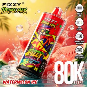 Fizzy PRIME MAX 80K puffs-Watermelon Ice