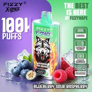 Fizzy X-SPACE 100K-Blueberry Sour Raspberry