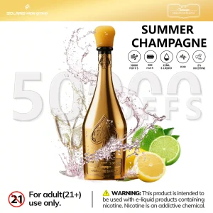 SOLARIS Champagne Vape 50000 Puff-Summer Champagne SOLARIS Champagne Vape 50000 Puff-Summer Champagne