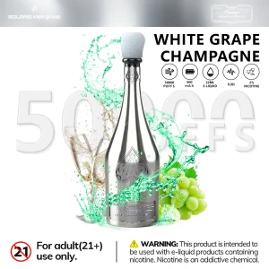 SOLARIS Champagne Vape 50000 Puff-White Grape Champagne SOLARIS Champagne Vape 50000 Puff-White Grape Champagne