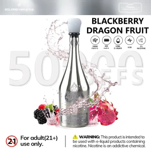 SOLARIS Champagne Vape 50000 Puff-blackberry dragon fruit SOLARIS Champagne Vape 50000 Puff-blackberry dragon fruit