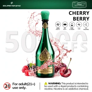 SOLARIS Champagne Vape 50000 Puff-cherry berry SOLARIS Champagne Vape 50000 Puff-cherry berry