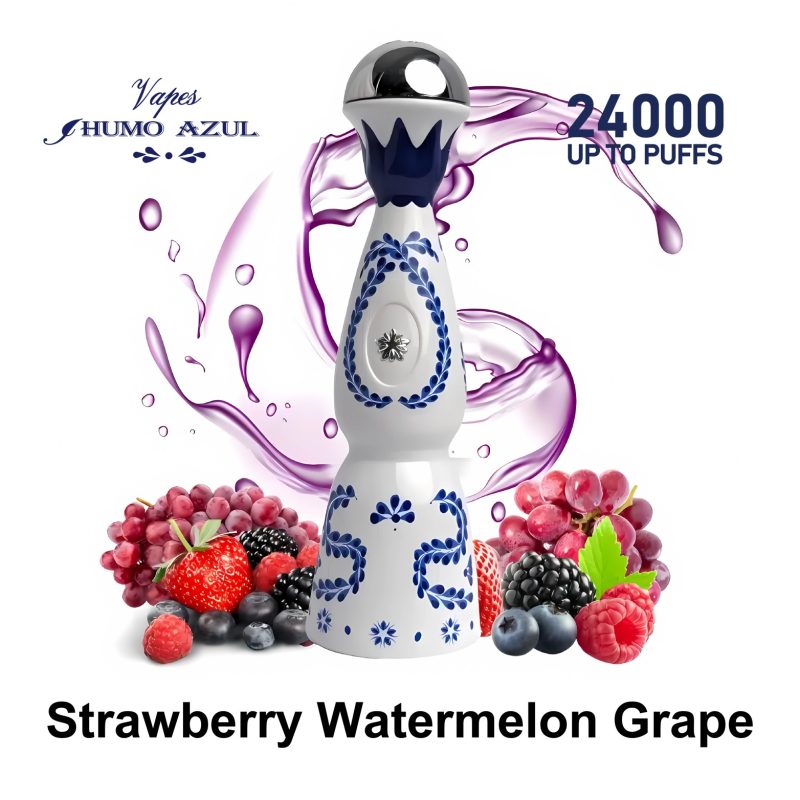 SOLARIS VAPE Humo AZUL 24000 puffs-Strawberry watermelon grape