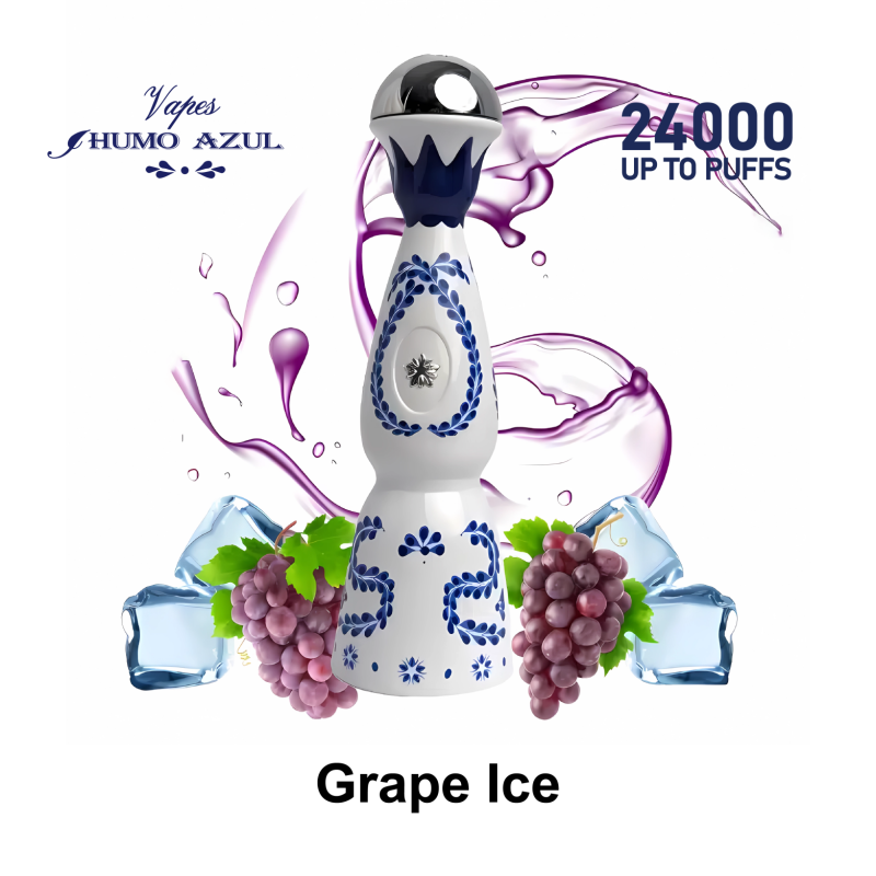 SOLARIS VAPE Humo AZUL 24000 puffs-grape ice