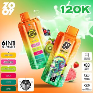 ZOOY 6IN1 120K-Mixed berry & Strawberry watermelon & Kiwi passion fruit ZOOY 6IN1 120K-Mixed berry & Strawberry watermelon & Kiwi passion fruit