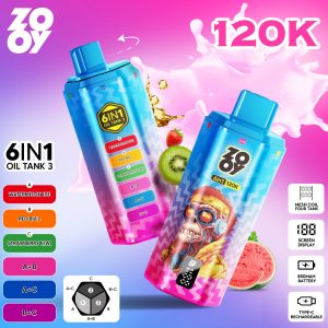 ZOOY 6IN1 120K-Watermelon ice & Red bull & Strawberry kiwi ZOOY 6IN1 120K-Watermelon ice & Red bull & Strawberry kiwi