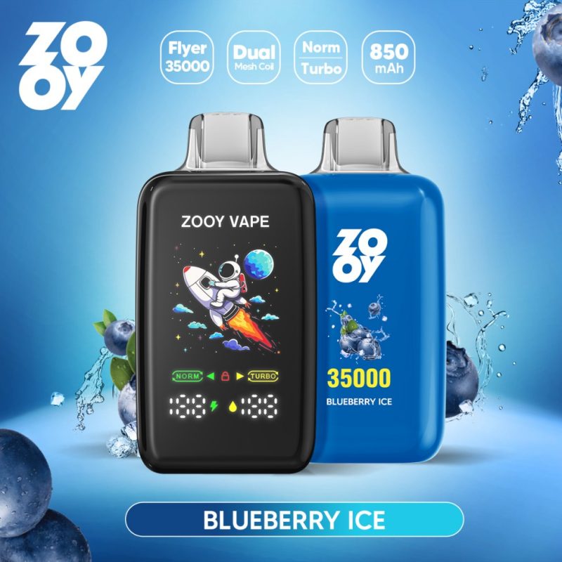 ZOOY FLYER 35000 puffs- Blueberry Ice