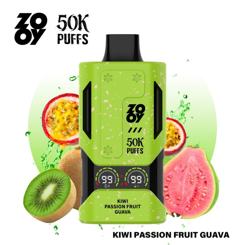 ZOOY Mecha 50000 puffs-kiwi passion fruit guava ZOOY Mecha 50000 puffs-kiwi passion fruit guava