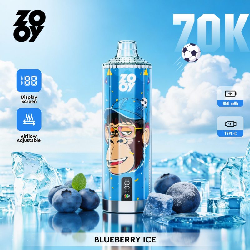 ZOOY VAPE Crystal 70k-blueberry ice ZOOY VAPE Crystal 70k-blueberry ice