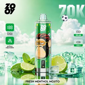 ZOOY VAPE Crystal 70k-fresh menthol mojito ZOOY VAPE Crystal 70k-fresh menthol mojito