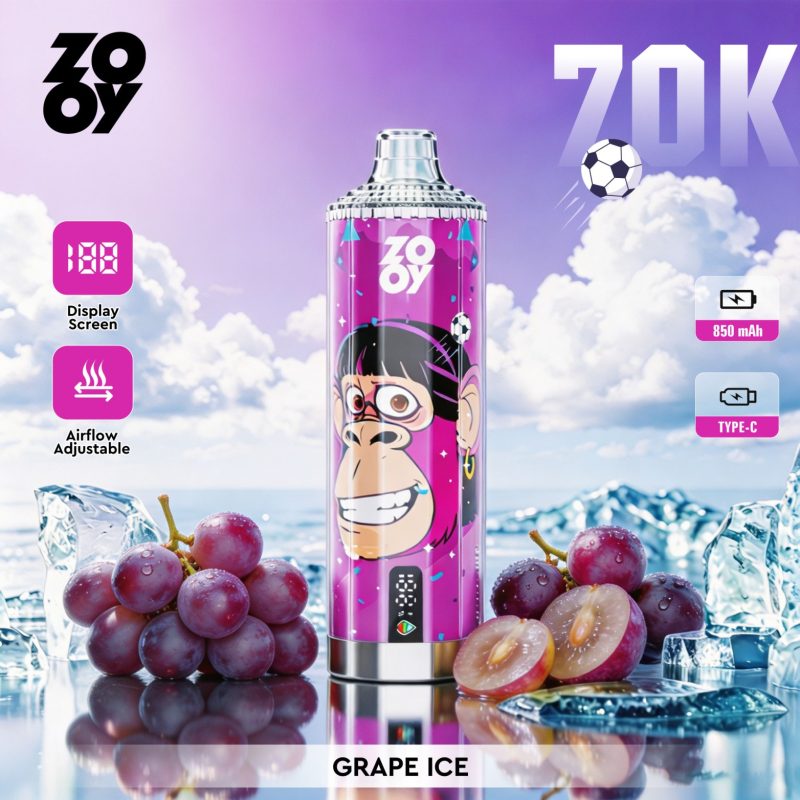 ZOOY VAPE Crystal 70k-grape ice ZOOY VAPE Crystal 70k-grape ice