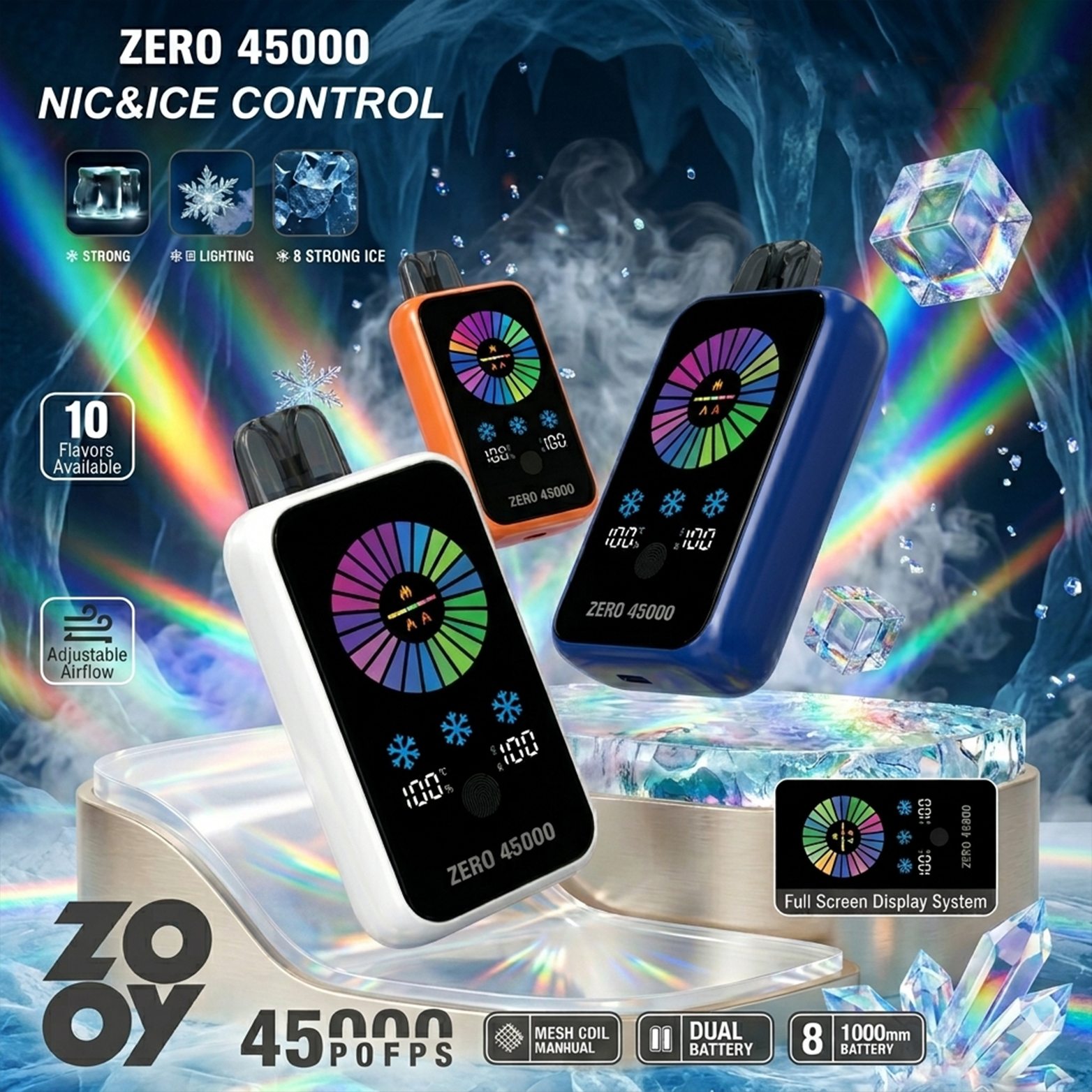 ZOOY ZERO 45K puffs
